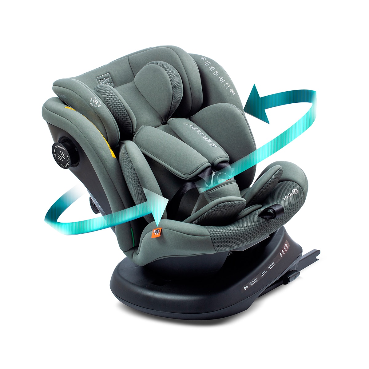 Silla de coche valora i fix tt (40-150cm) Verde-3