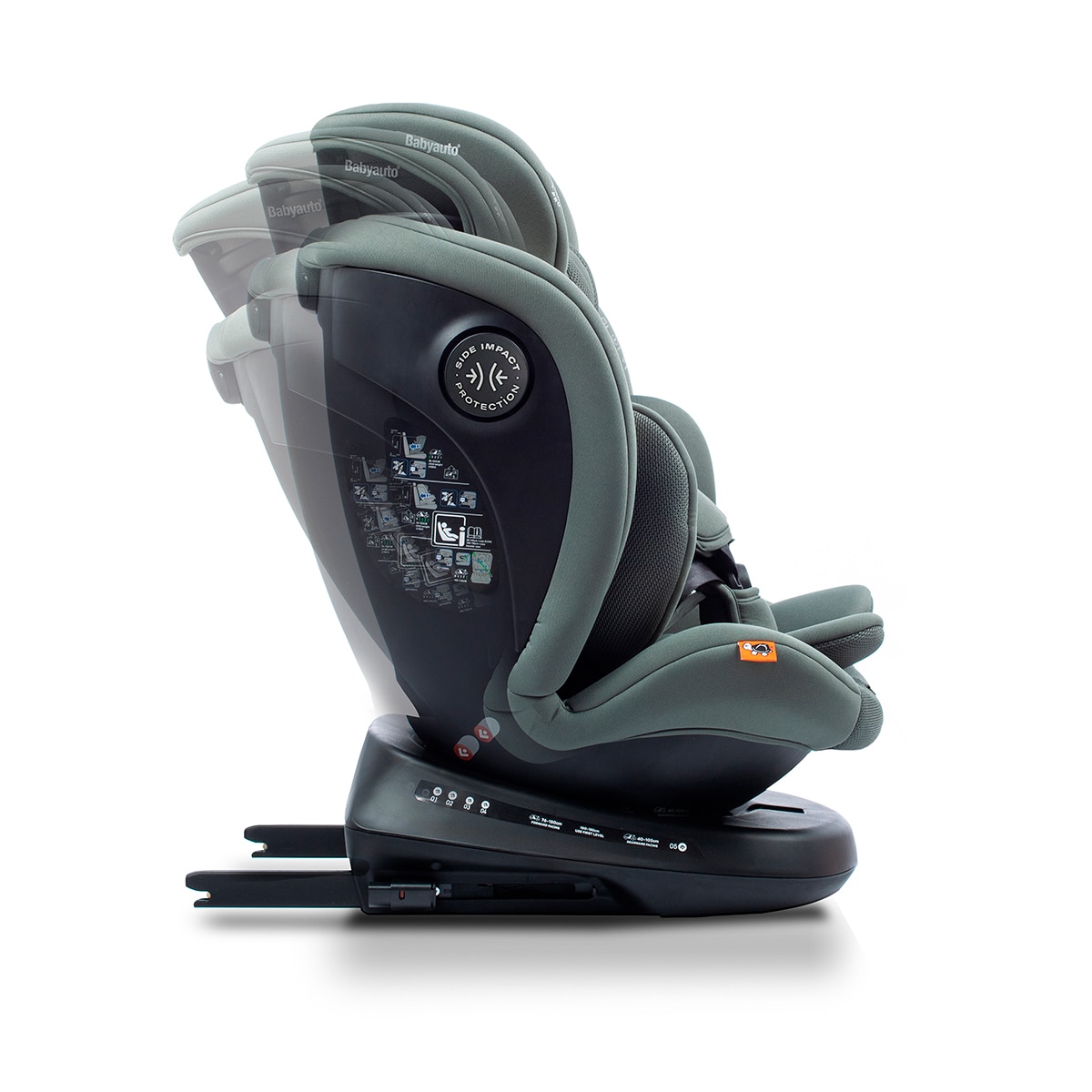 Silla de coche valora i fix tt (40-150cm) Verde-6