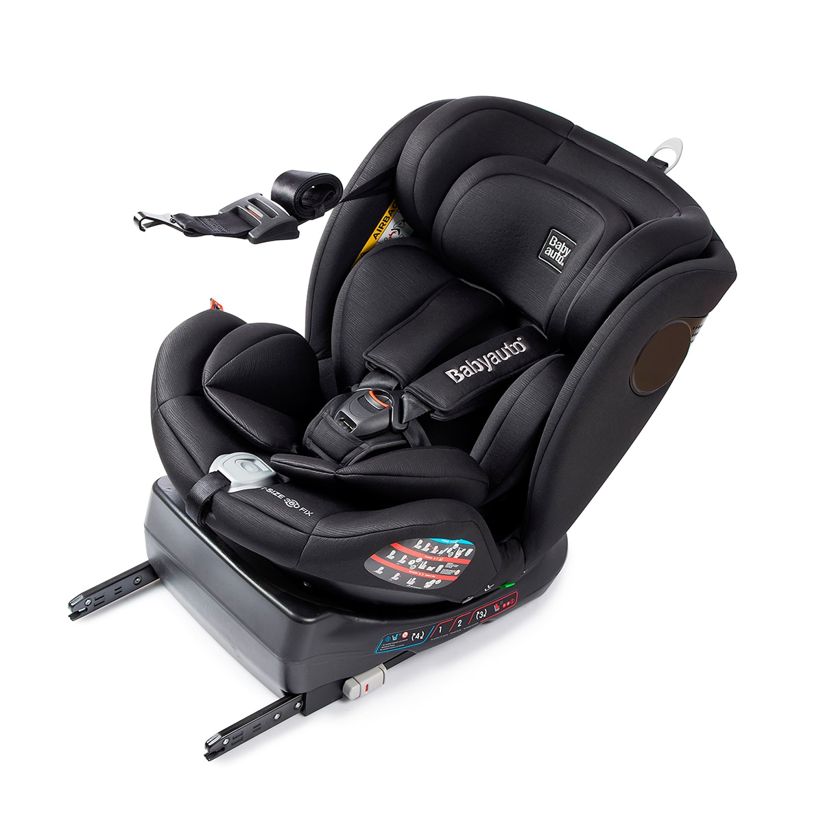 Silla de coche anura fix tt (40-150cm) Negro-5