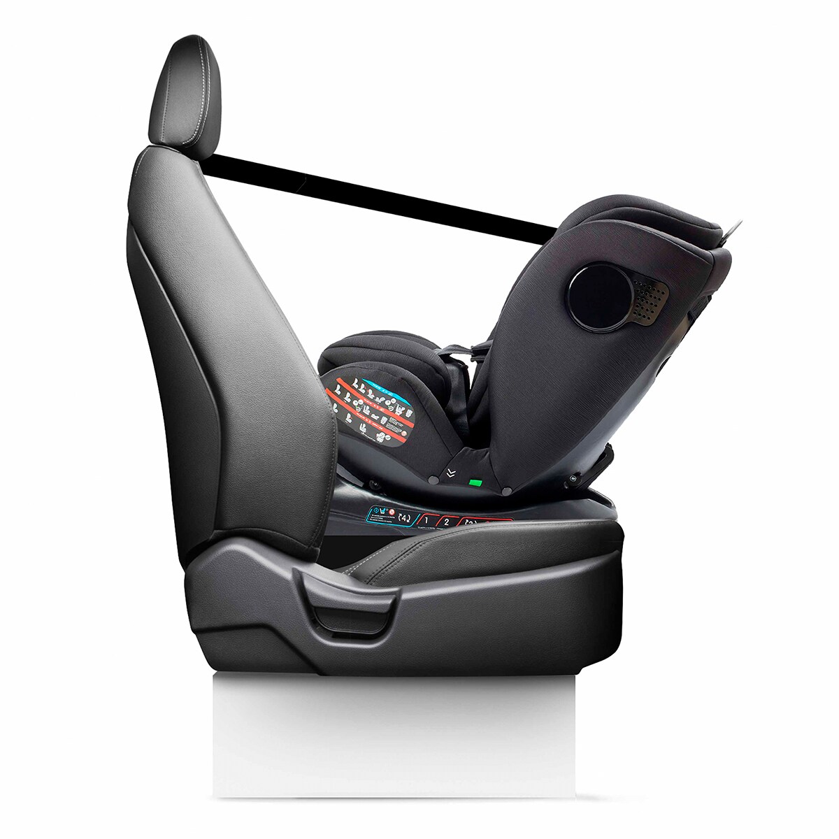 Silla de coche anura fix tt (40-150cm) Negro-7