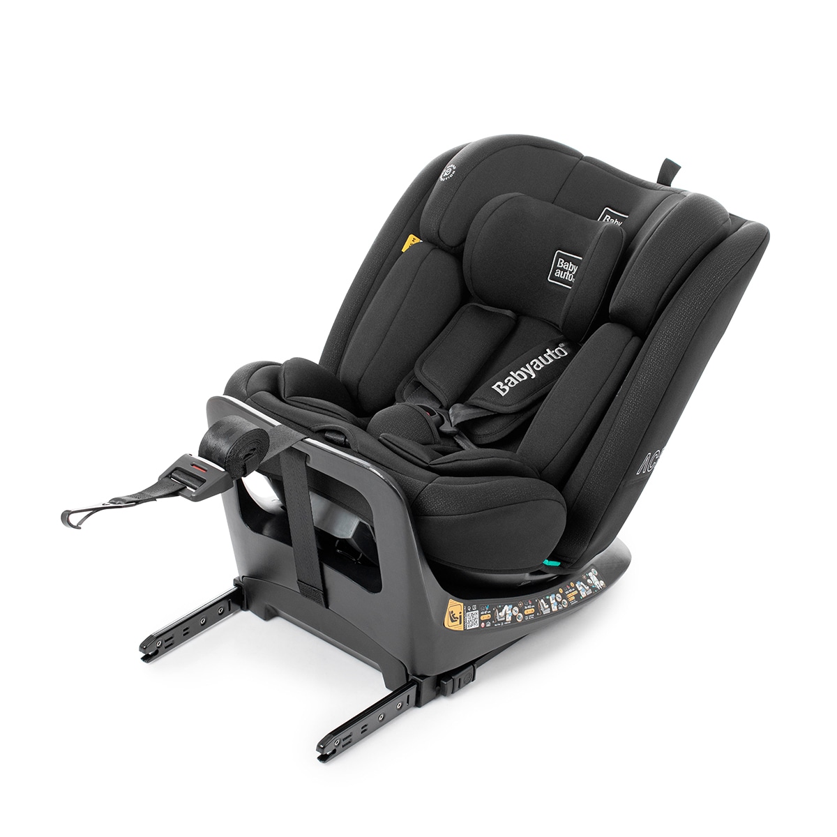 Silla de coche anura fix tt (40-150cm) Negro-11