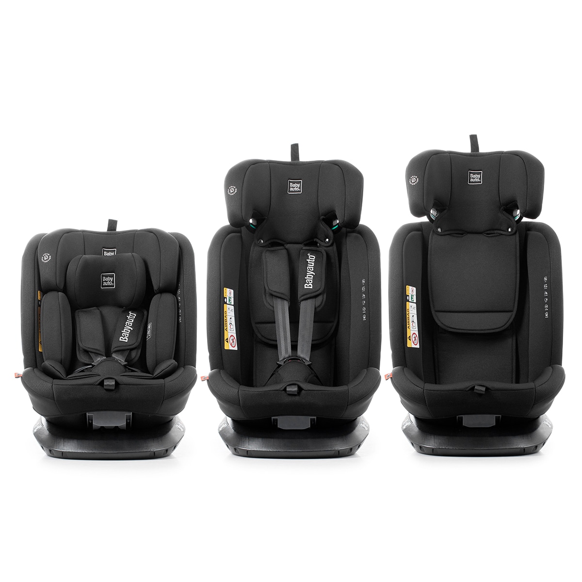 Silla de coche anura fix tt (40-150cm) Negro-13