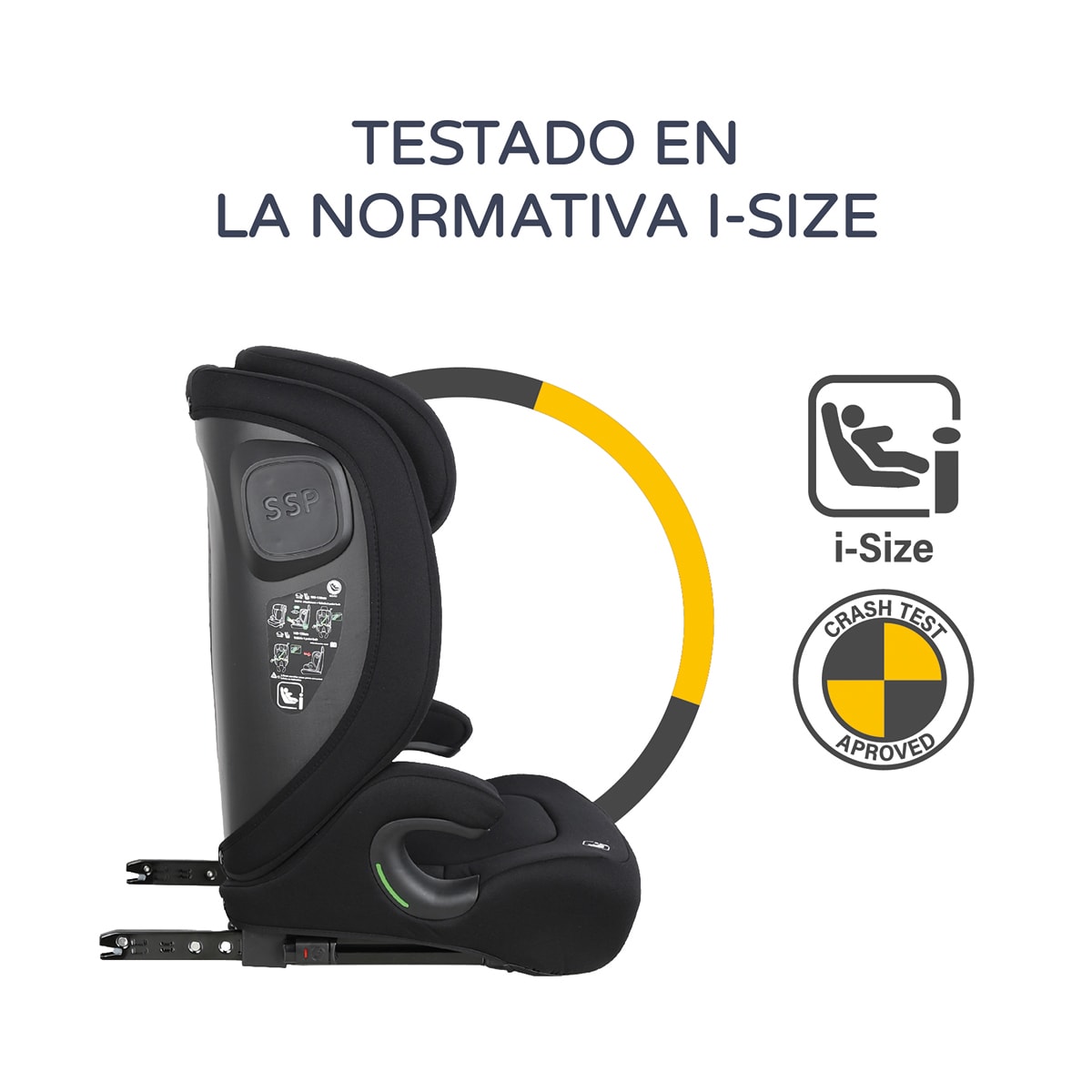 Silla de auto Beta I-Size (100-150cm) Negro-11