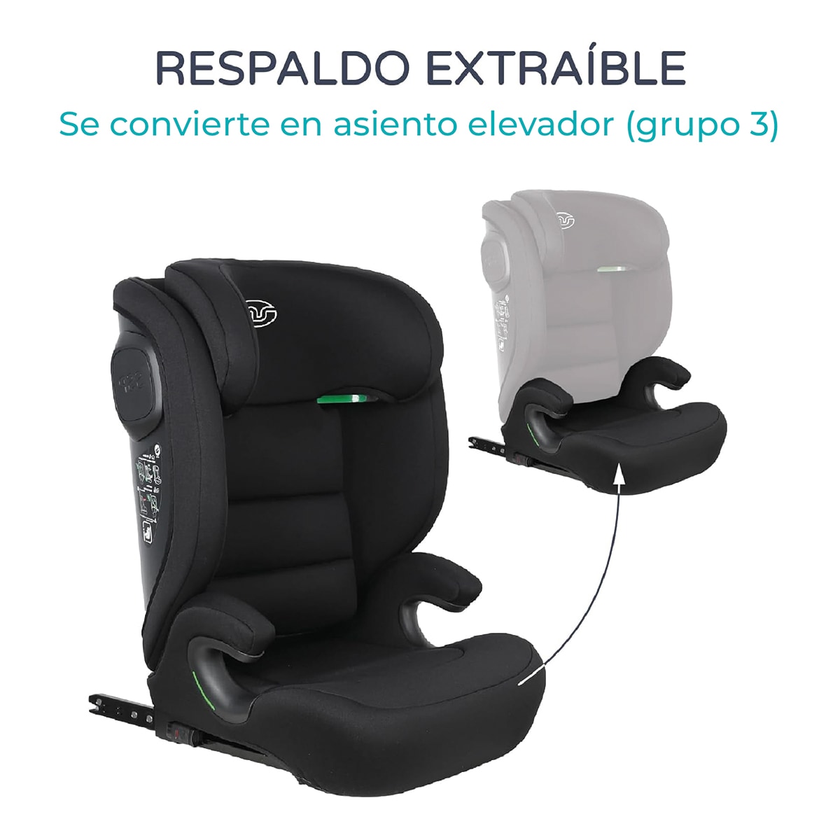 Silla de auto Beta I-Size (100-150cm) Negro-15