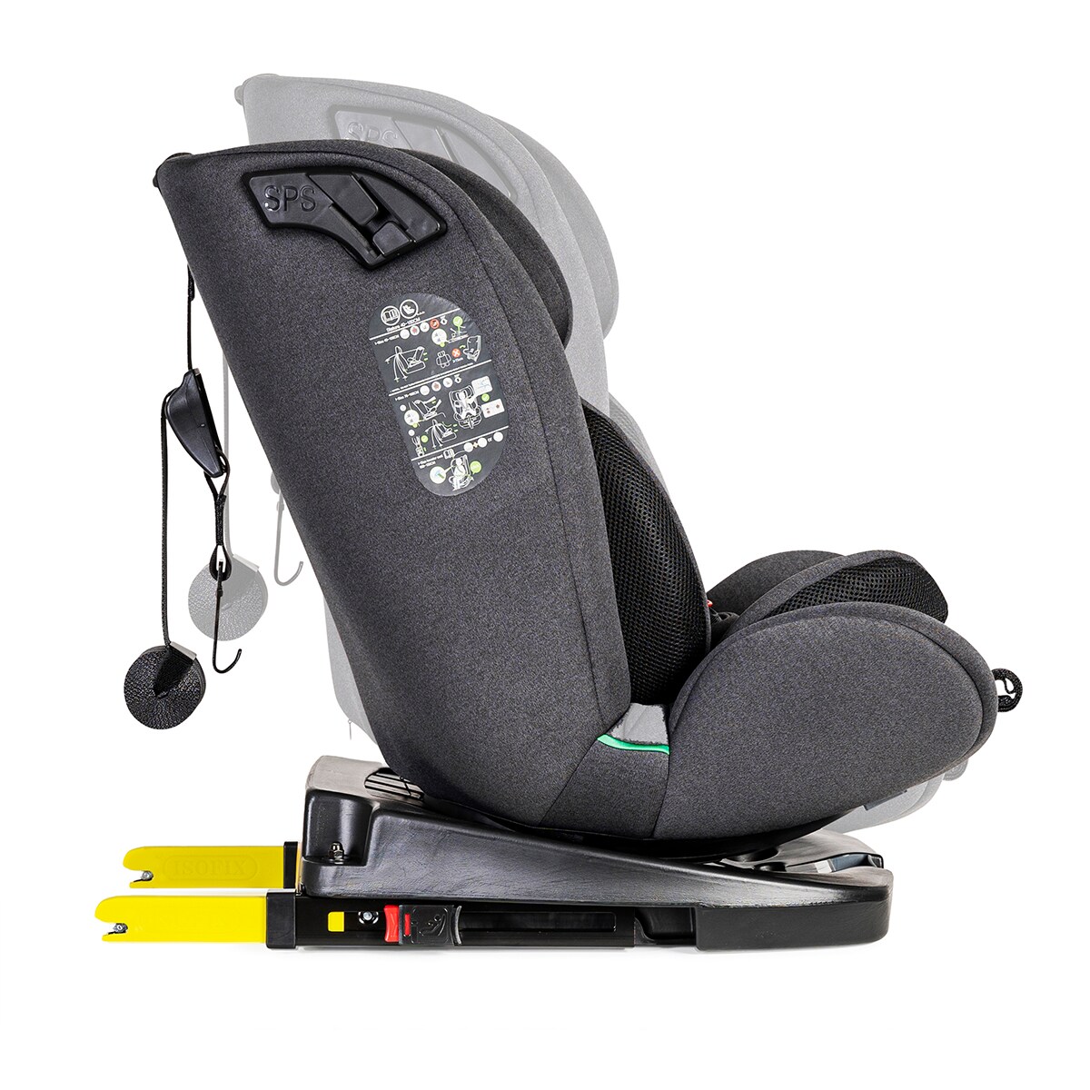 Silla de auto Corfú I-Size (40-150cm) Gris-2