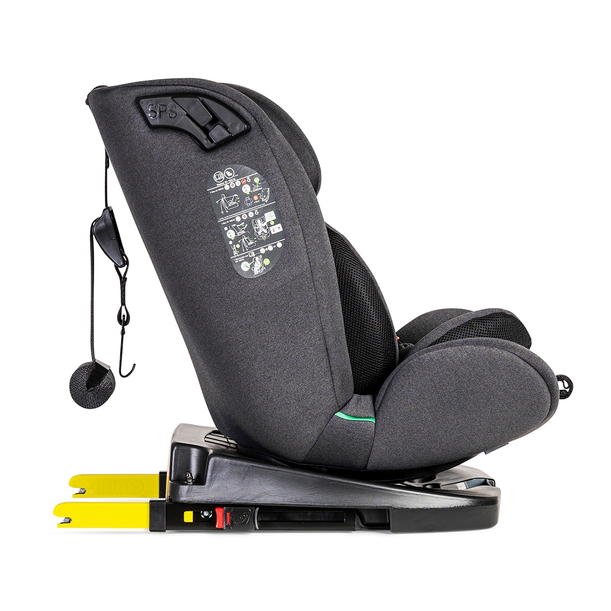 Silla de auto Corfú I-Size (40-150cm) Gris-3