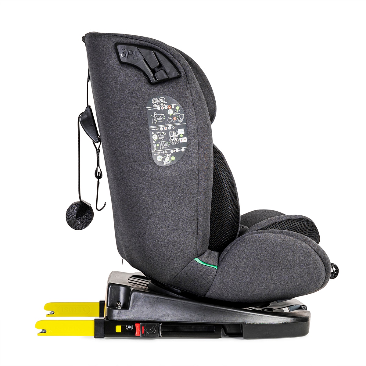 Silla de auto Corfú I-Size (40-150cm) Gris-4