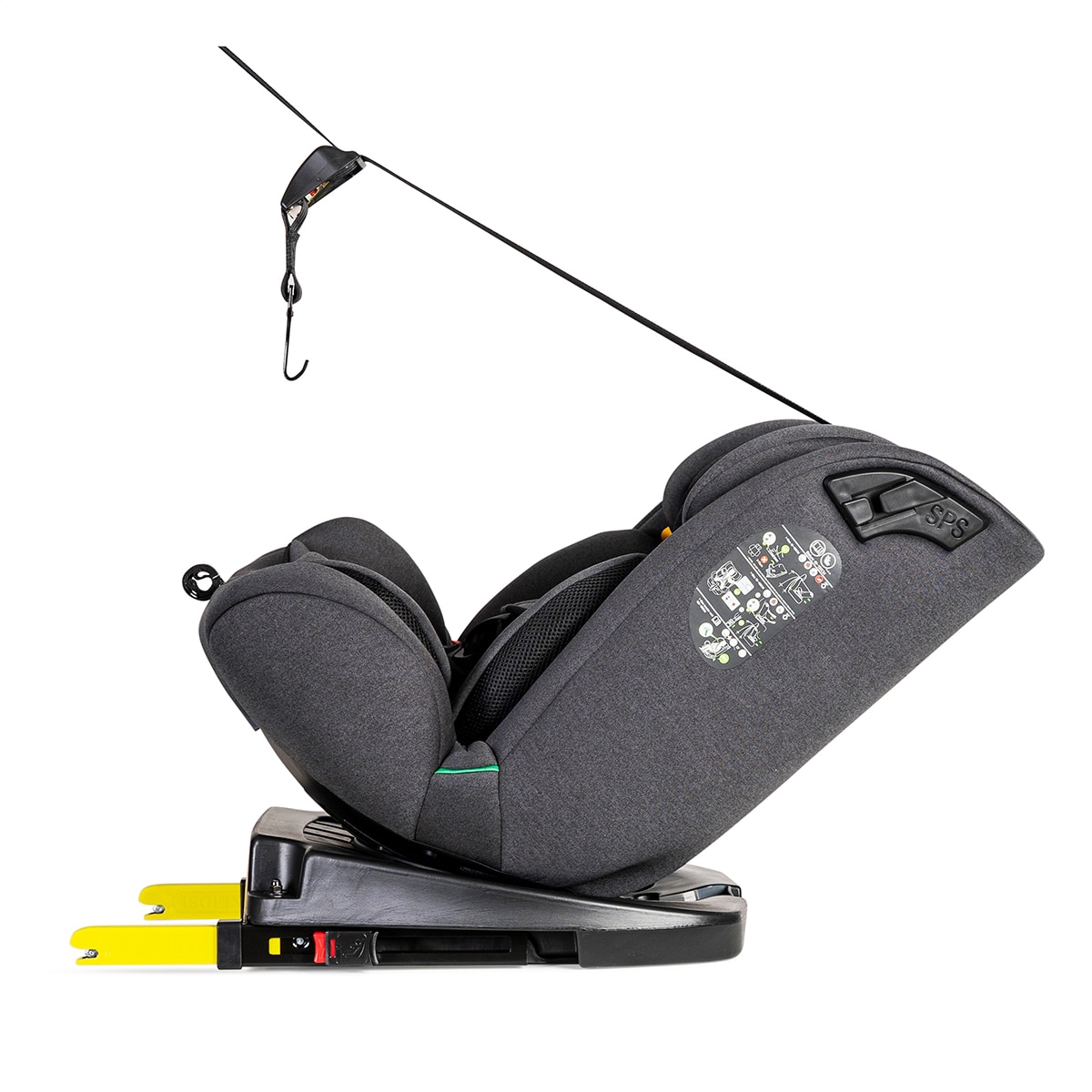 Silla de auto Corfú I-Size (40-150cm) Gris-6