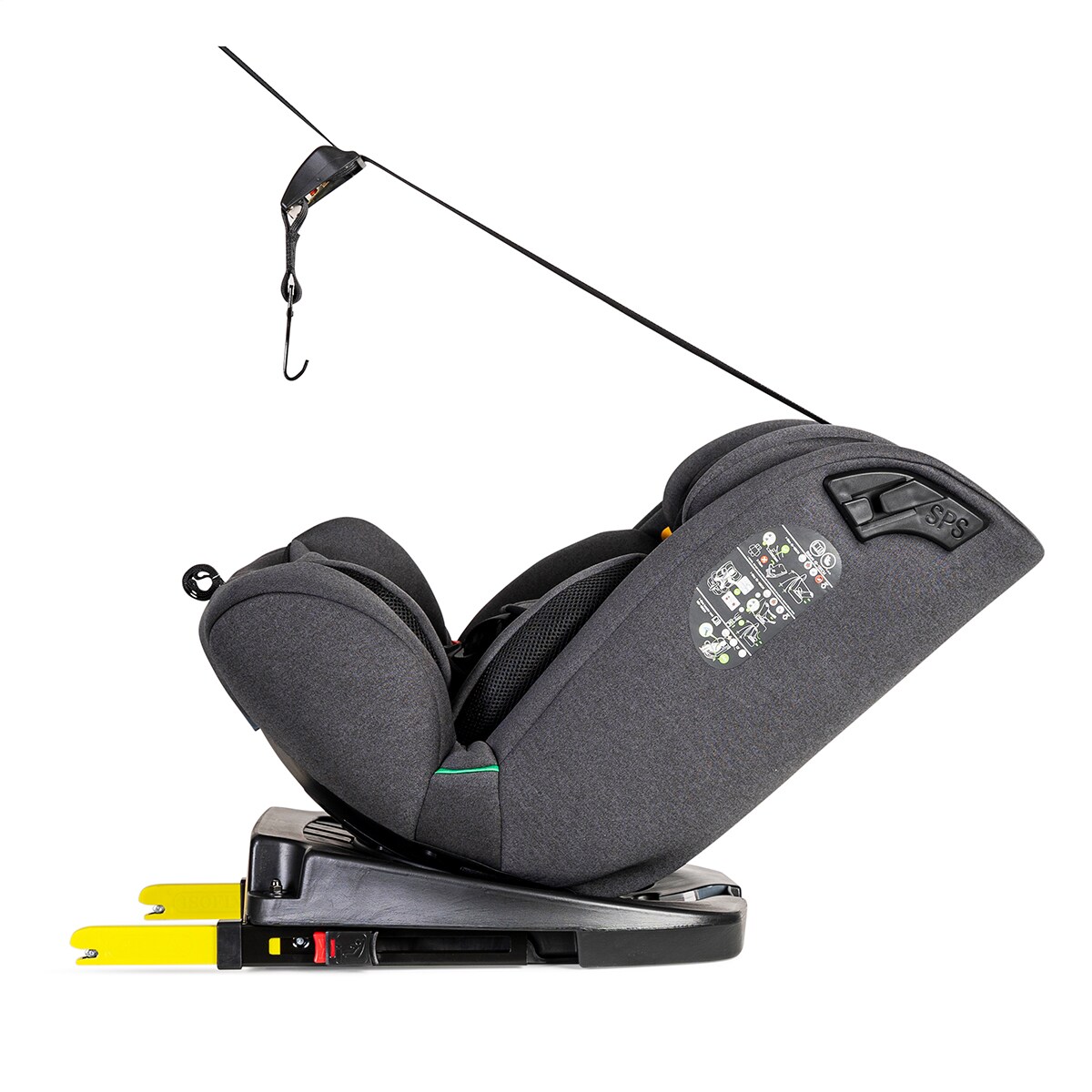 Silla de auto Corfú I-Size (40-150cm) Gris-6