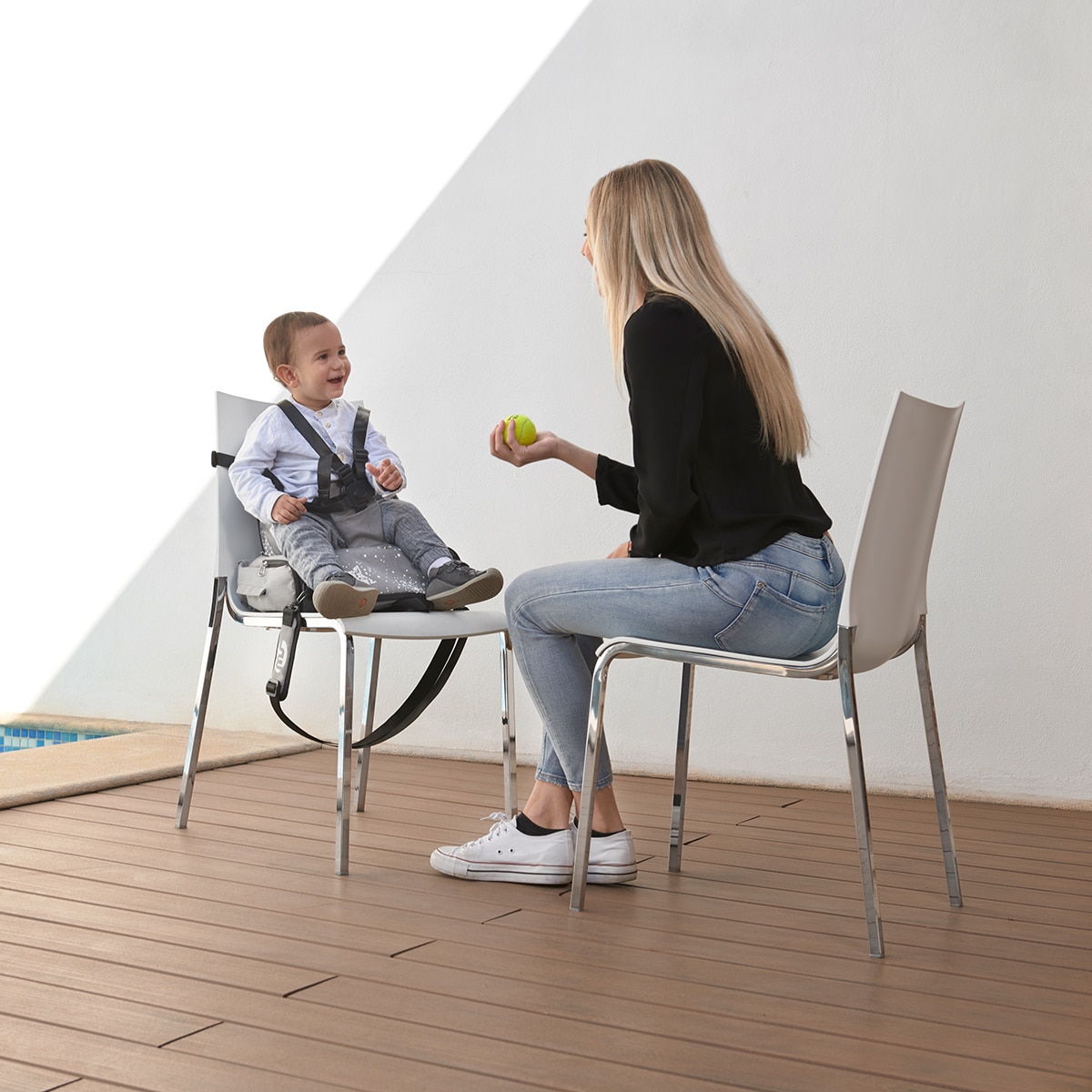 Trona de viaje Innovaciones MS gris Gris-5
