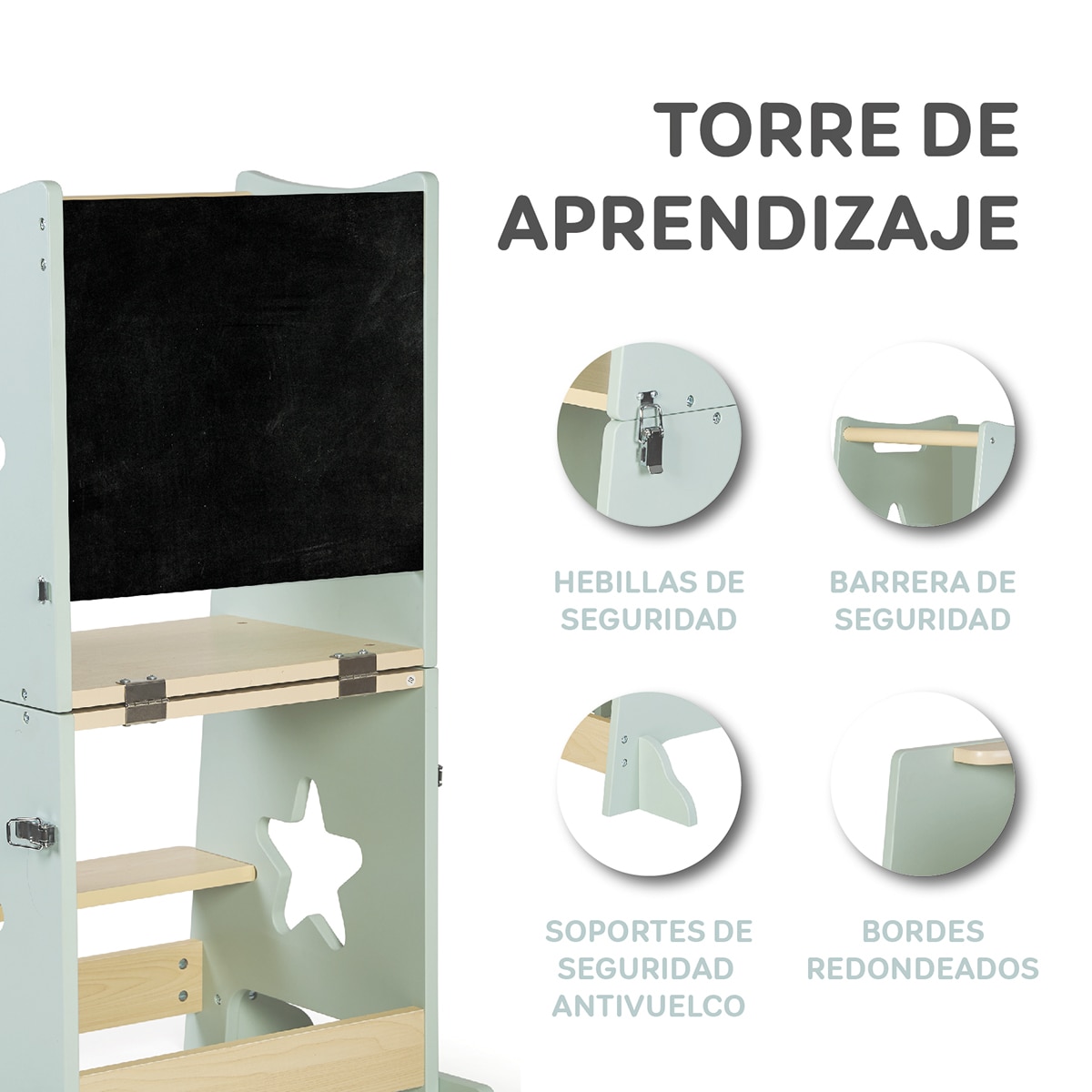 Torre de aprendizaje learn up Verde-11