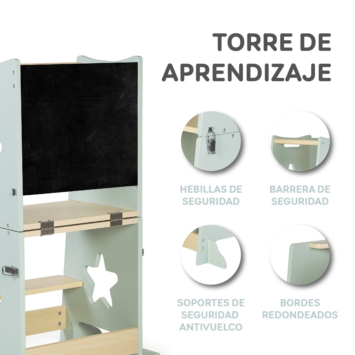 Torre de aprendizaje learn up Verde-11