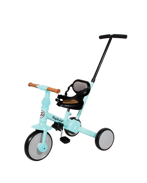 Triciclo 5 en 1 multifuncional "rapit" Gris-1