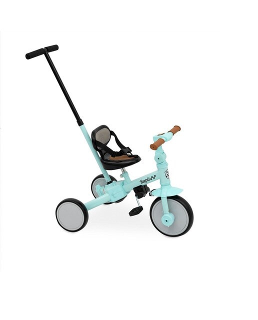 Triciclo 5 en 1 multifuncional "rapit" Gris-4