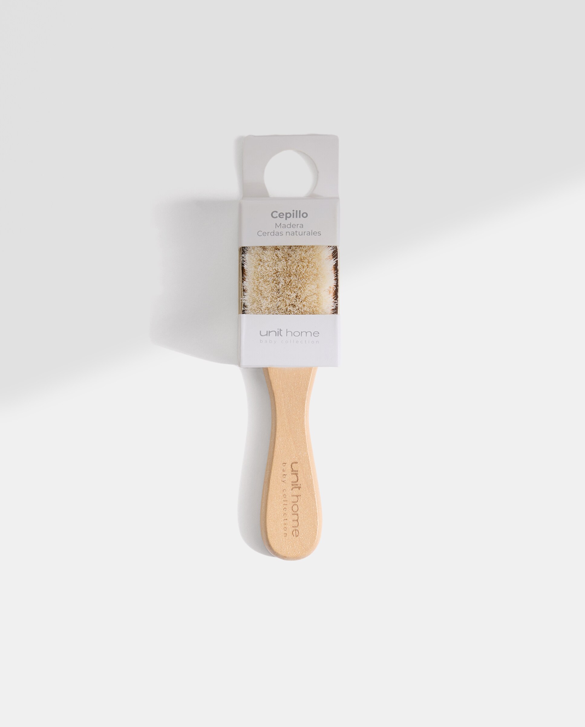 Cepillo de pelo de madera Natural-3