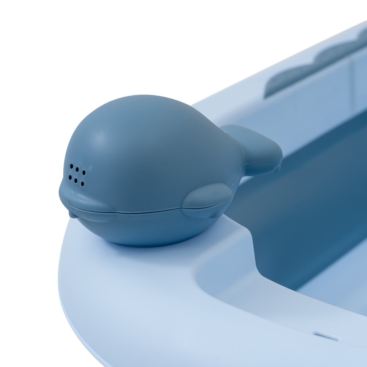 Bañera plegable con taza
para enjuague Azul  Interbaby Azul-3