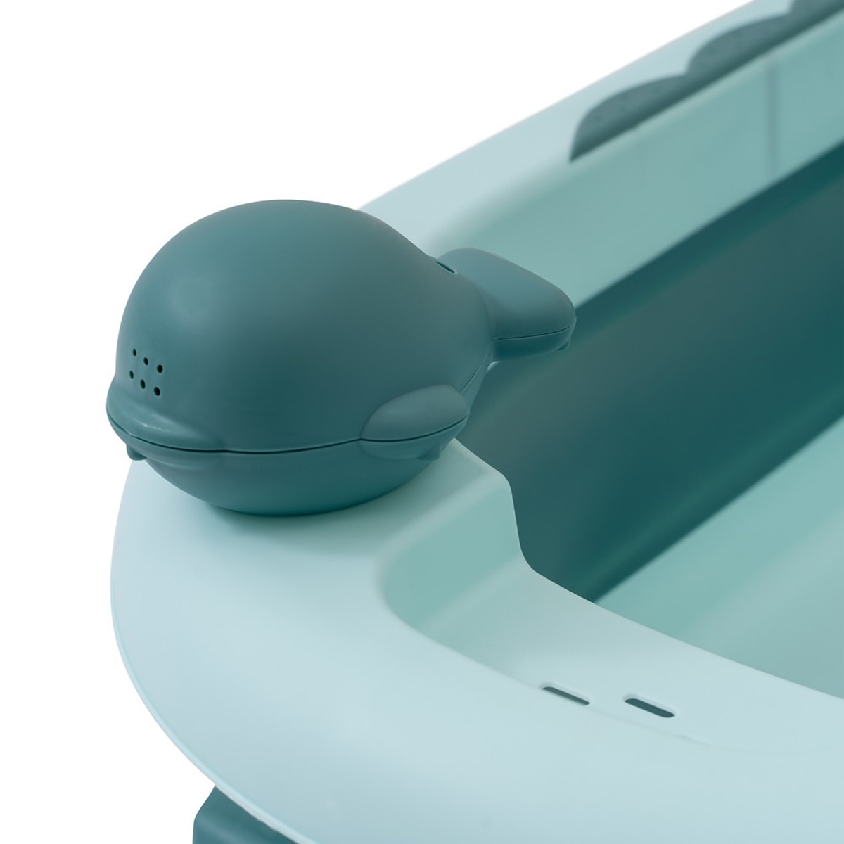 Bañera plegable con taza
para enjuague Verde Interbaby Verde-3