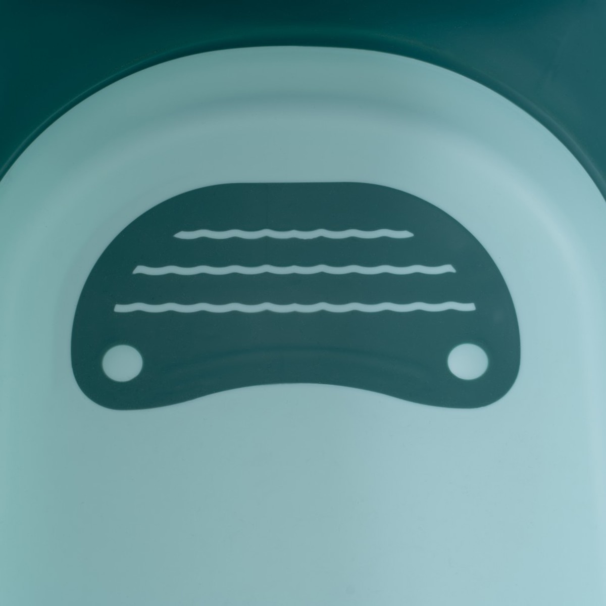 Bañera plegable con taza
para enjuague Verde Interbaby Verde-6