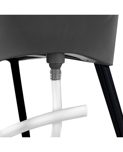 Bañera con soporte para bebé Turquesa-6
