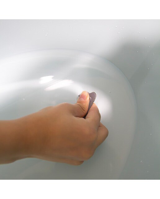 Bañera con soporte para bebé Turquesa-10