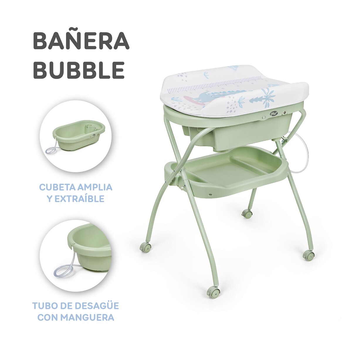 Bañera Bubble Verde-11