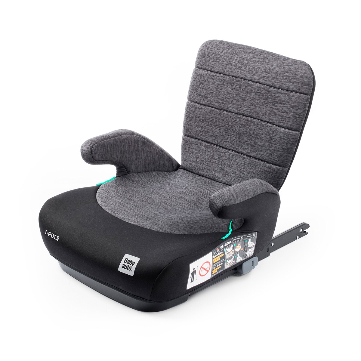 Alzador DOKA I-Size Ifix (125-150 cm) Negro-2