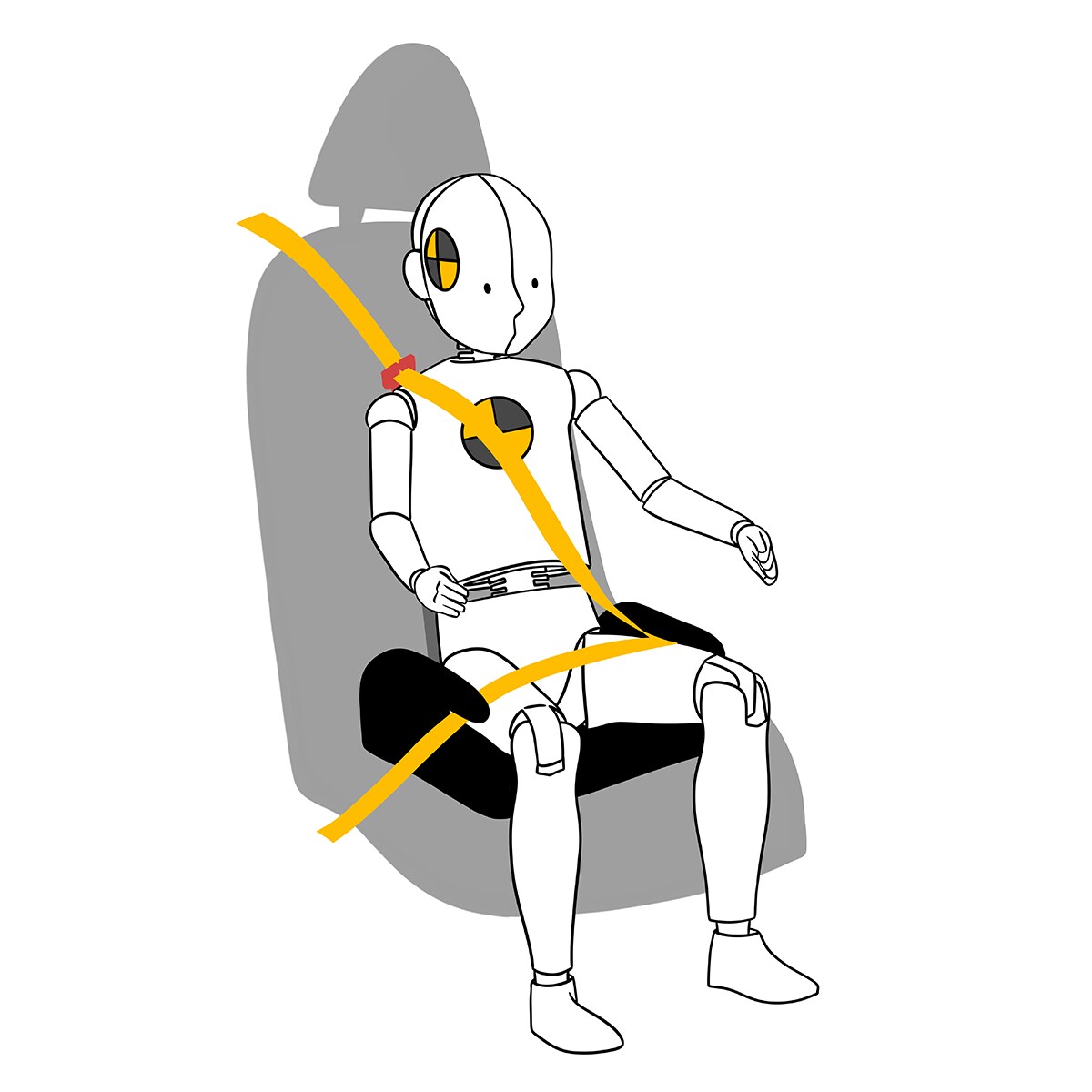 Alzador 835A  I-Size sin isofix (125-150cm) Negro-16