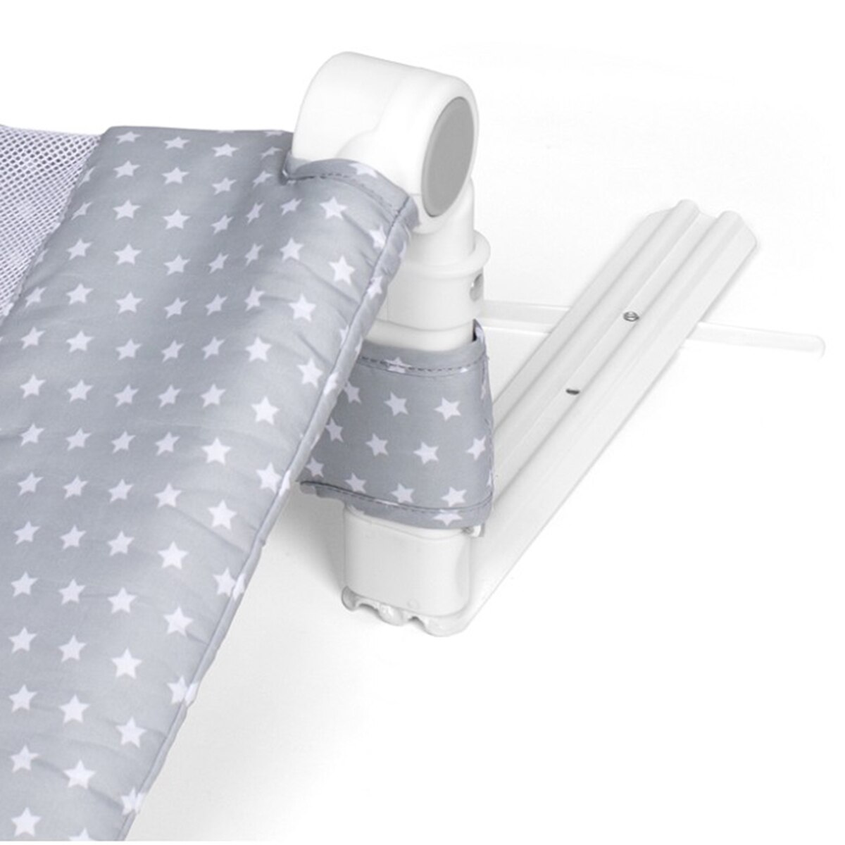 Barrera de Seguridad Interbaby abatible para Cama (150 cm.) Estrellas gris Gris-3