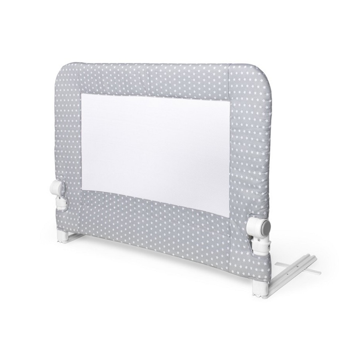 Barrera de Seguridad Interbaby abatible para Cama (90 cm.) Estrellas gris Gris-1