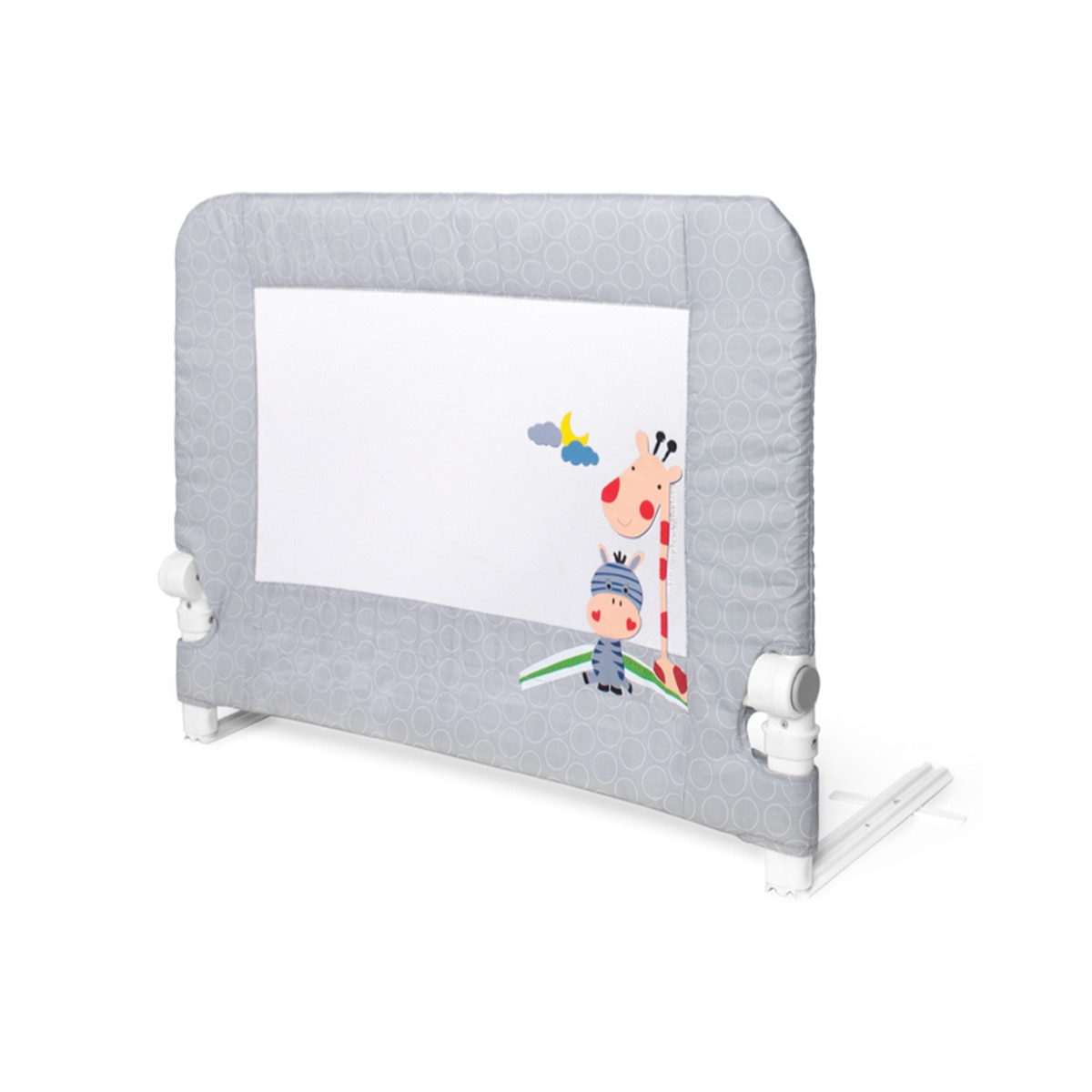Barrera de Seguridad Interbaby abatible para Cama (90 cm.) Jirafa gris Gris-1