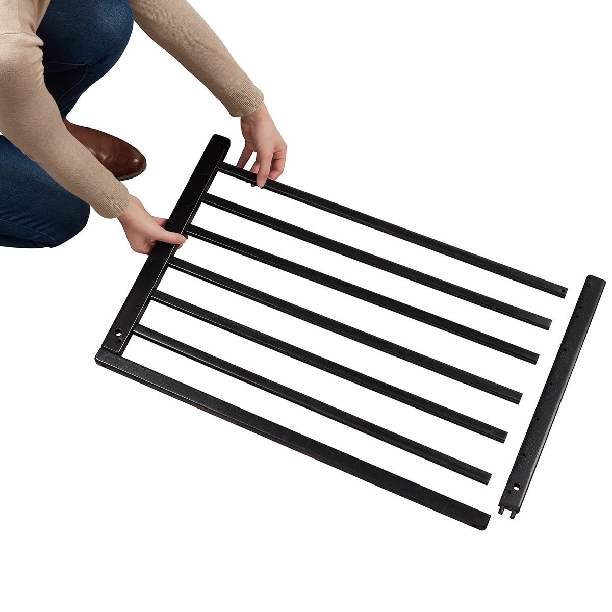 Barrera de Seguridad Badabulle Deco Pop para puerta negro Negro-5