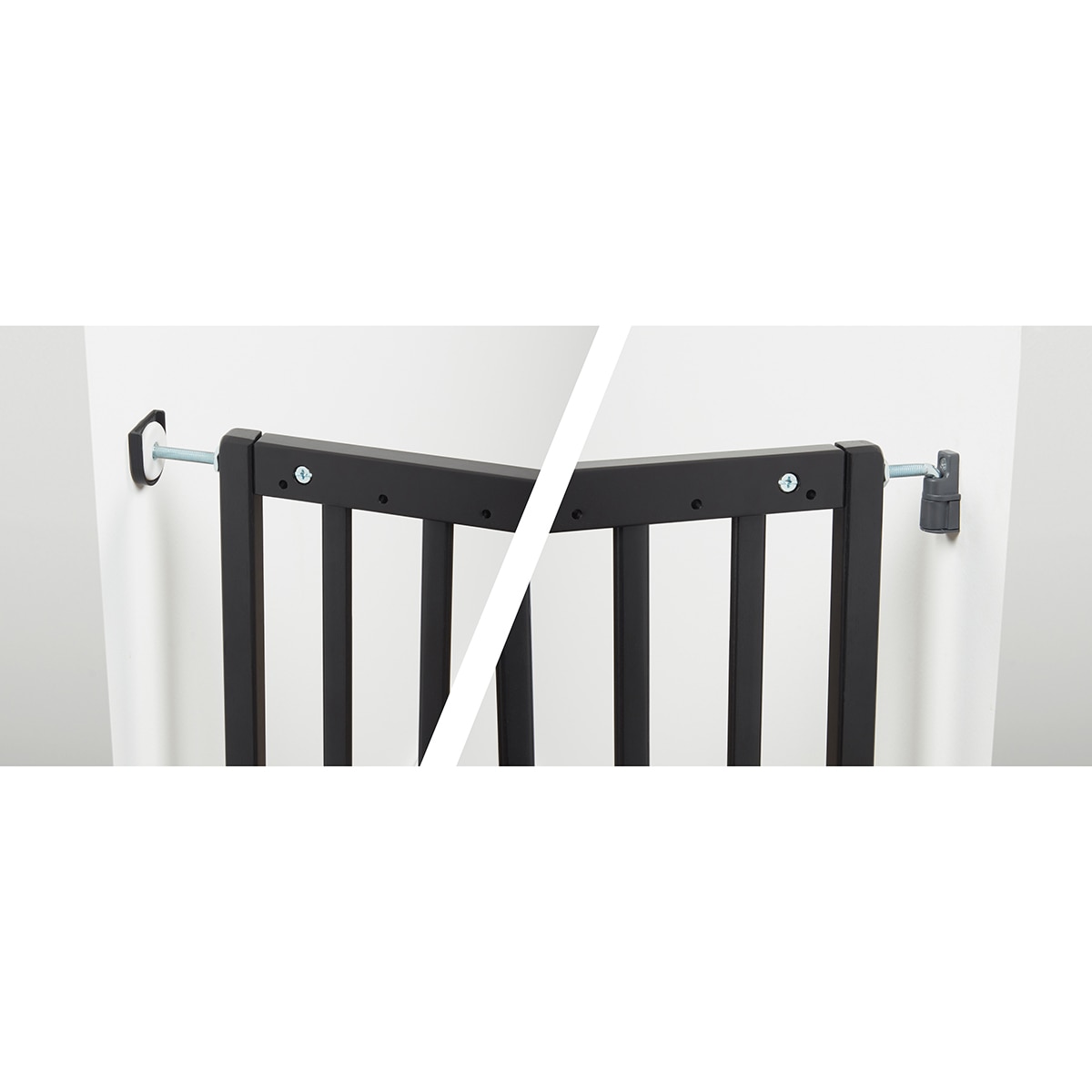 Barrera de Seguridad Badabulle Deco Pop para puerta negro Negro-10