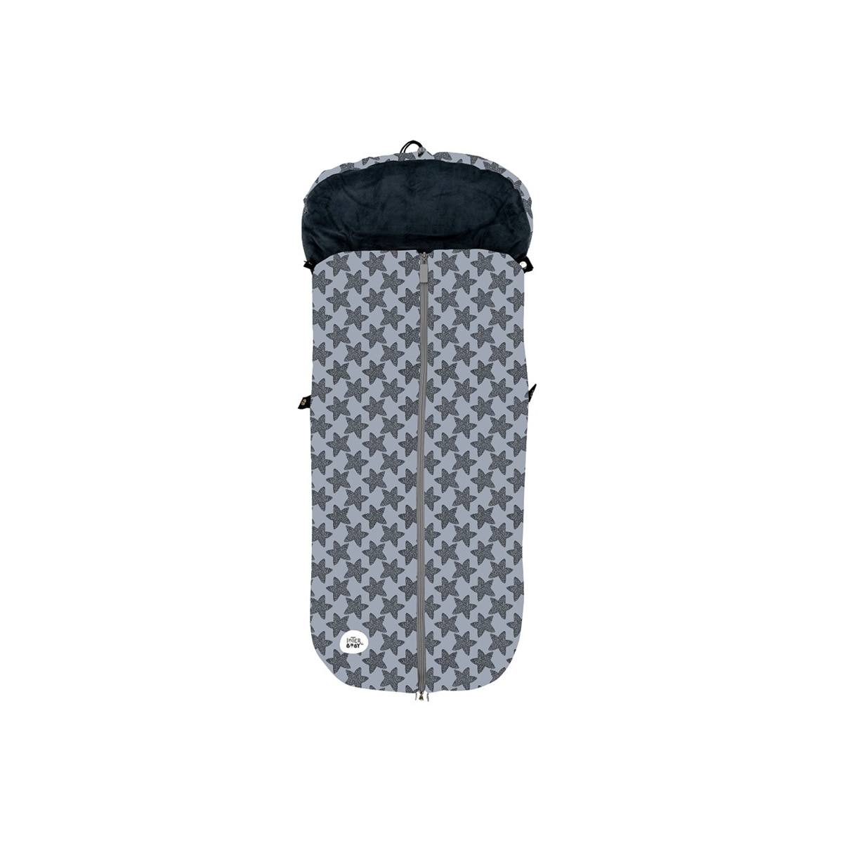 Saco para carro universal Interbaby Star marino gris Gris-1