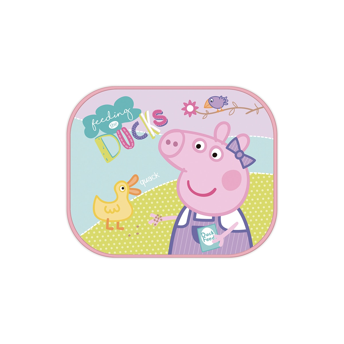 Set 2 viseras sol+lamina Peppa Pig Rosa-1