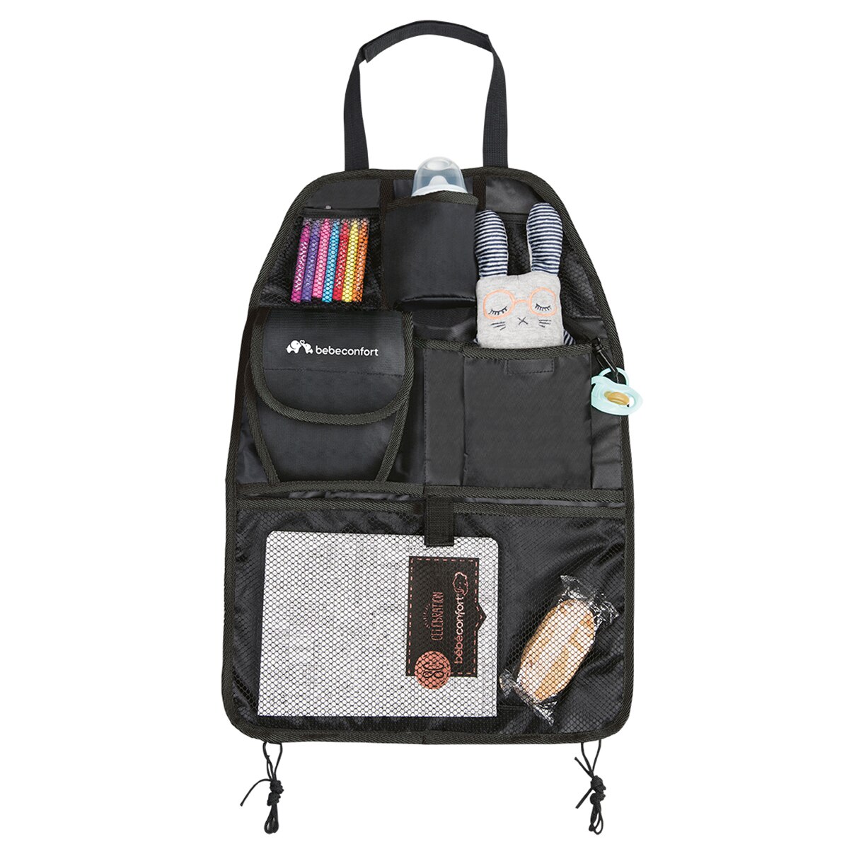 Organizador para asiento trasero, 0meses+, color Black Negro-2