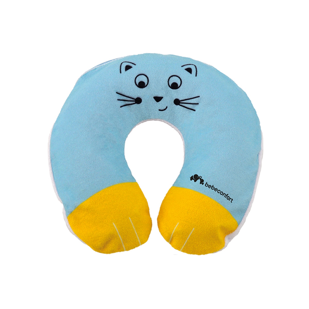 Imagen 0 de Almohada de apoyo para la cabeza, 3años+, color azul/amarillo