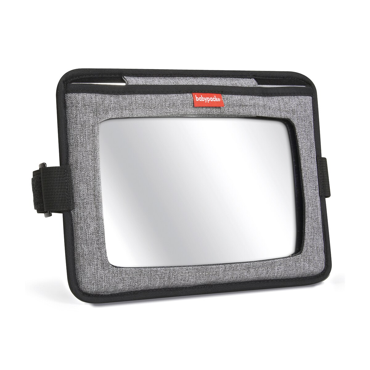 Espejo trasero + funda ipad babypack Gris-1