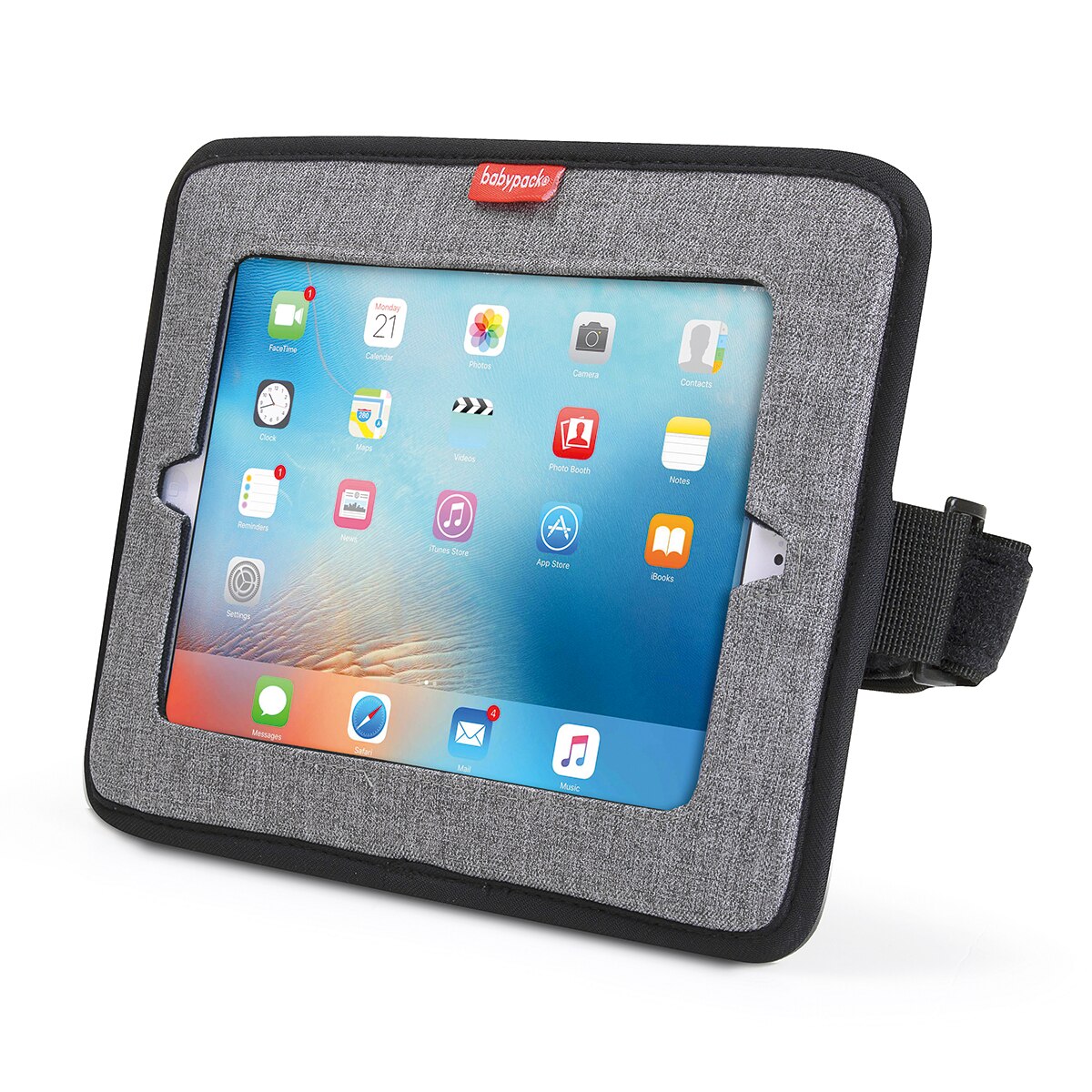 Espejo trasero + funda ipad babypack Gris-2