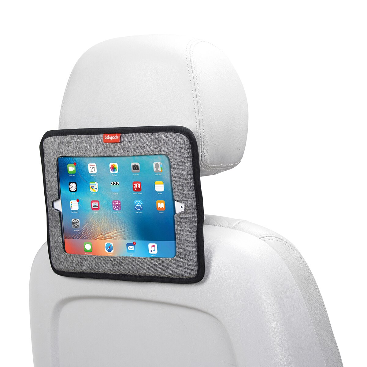 Espejo trasero + funda ipad babypack Gris-5