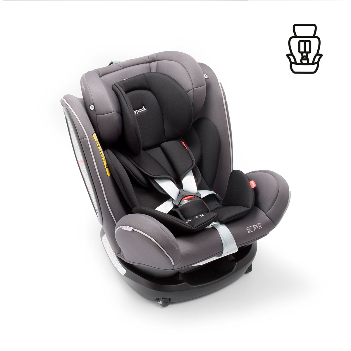 Reposacabezas infantil plus babypack Negro-6