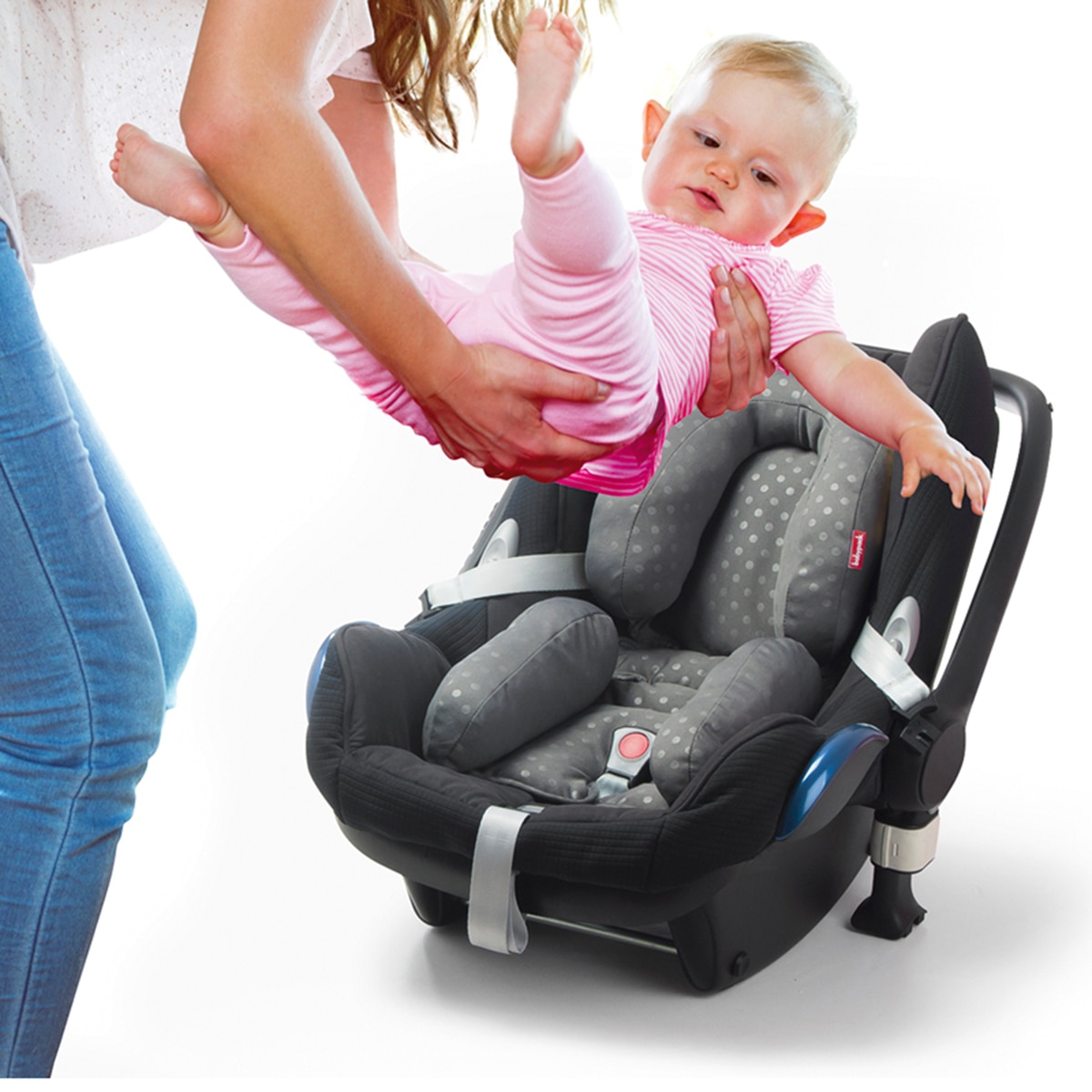 Colchoneta para silla infantil babypack Gris-4