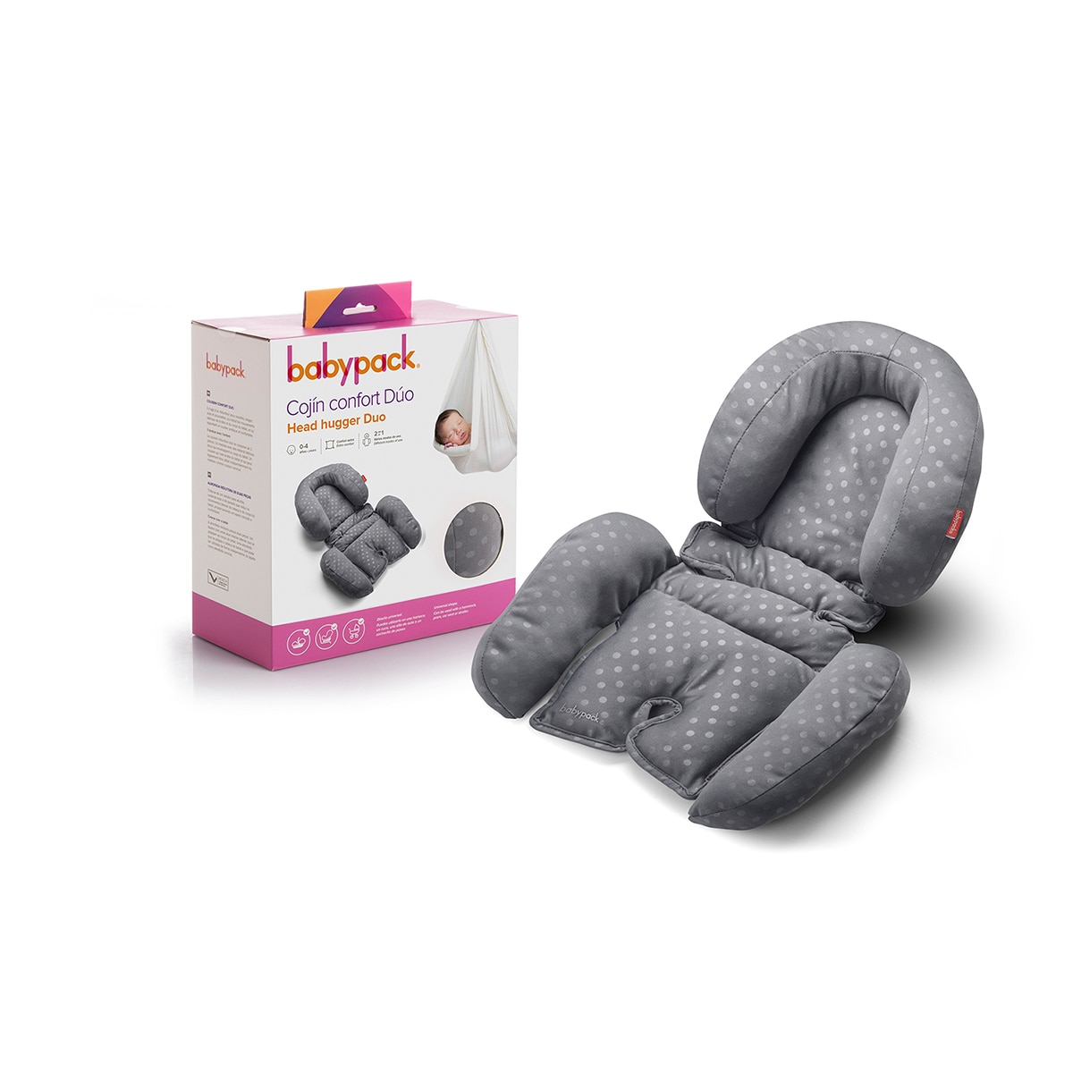 Colchoneta para silla infantil babypack Gris-5