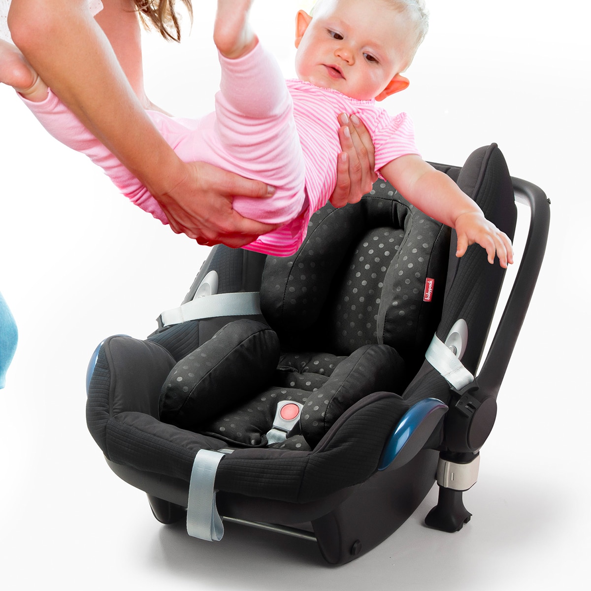 Colchoneta para silla infantil babypack Negro-3