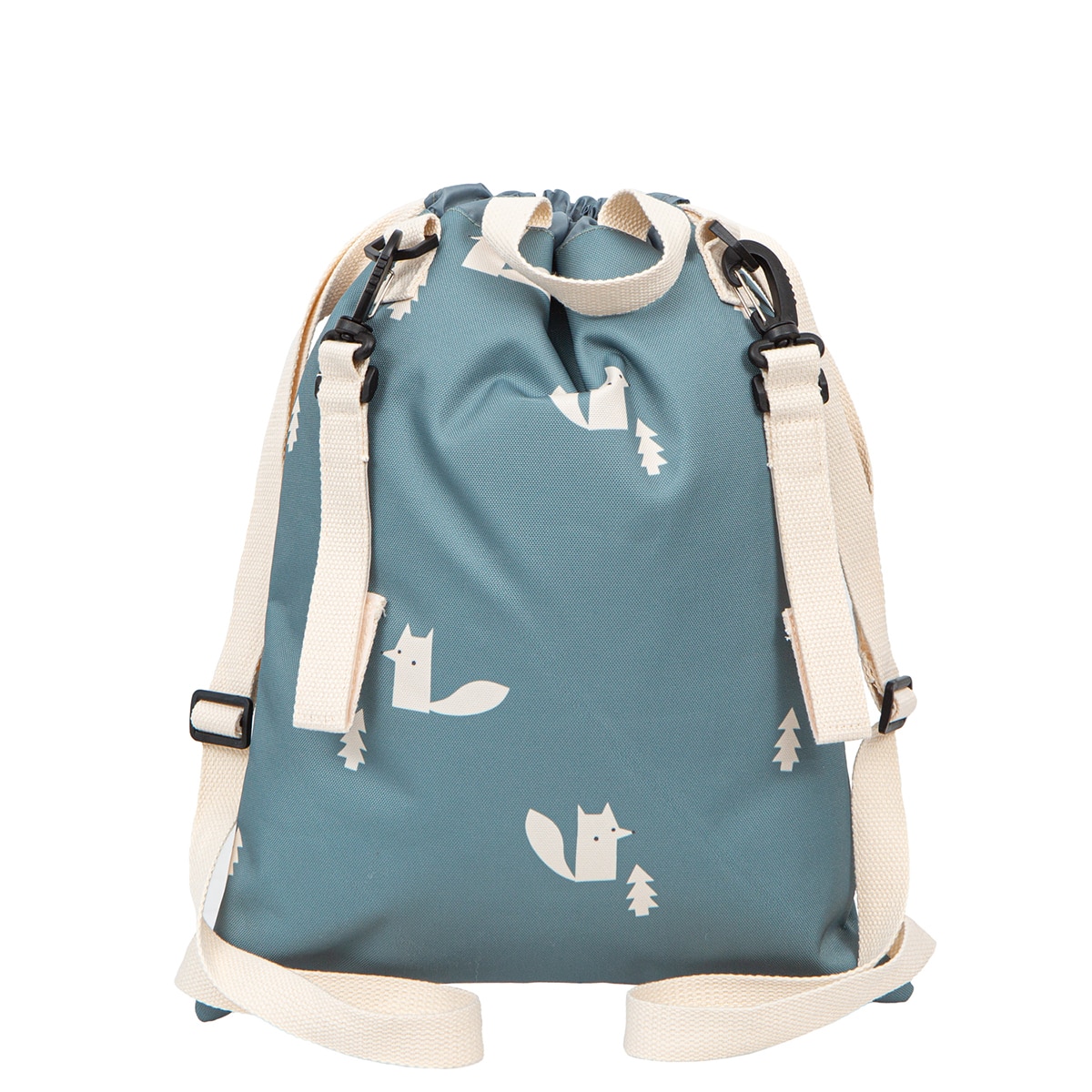 Bolsa/mochila merienda 43x32 bimbicasual bosque 100% poliéster Verde-2