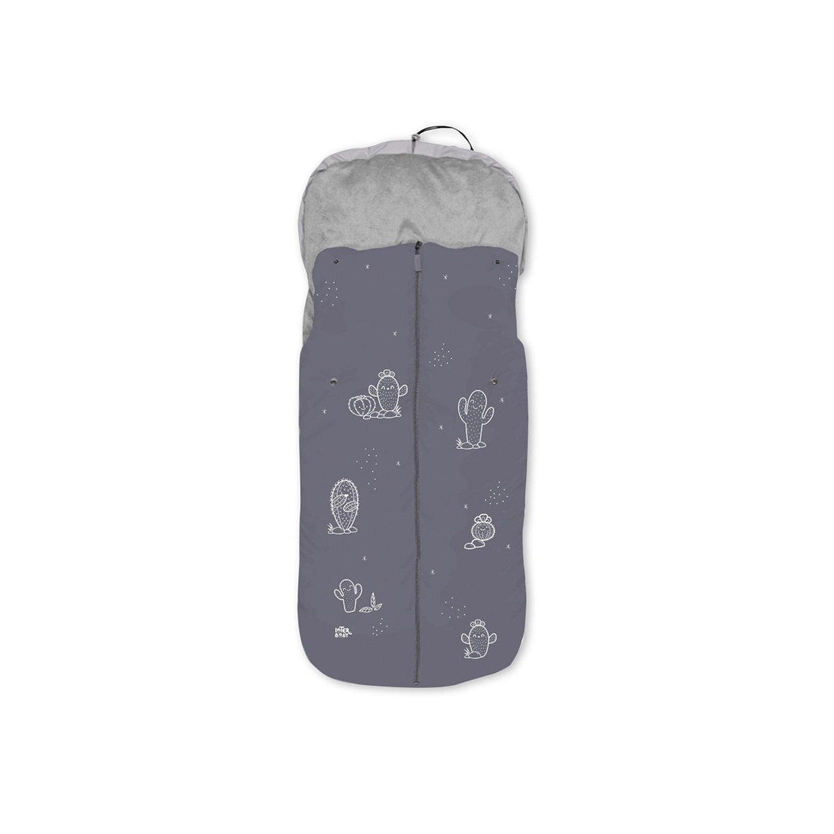 Saco Carro de Paseo Gris Interbaby Gris-1