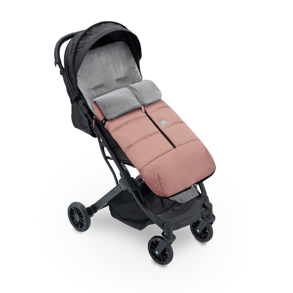 Saco Carro de Paseo Liso Rosa-2
