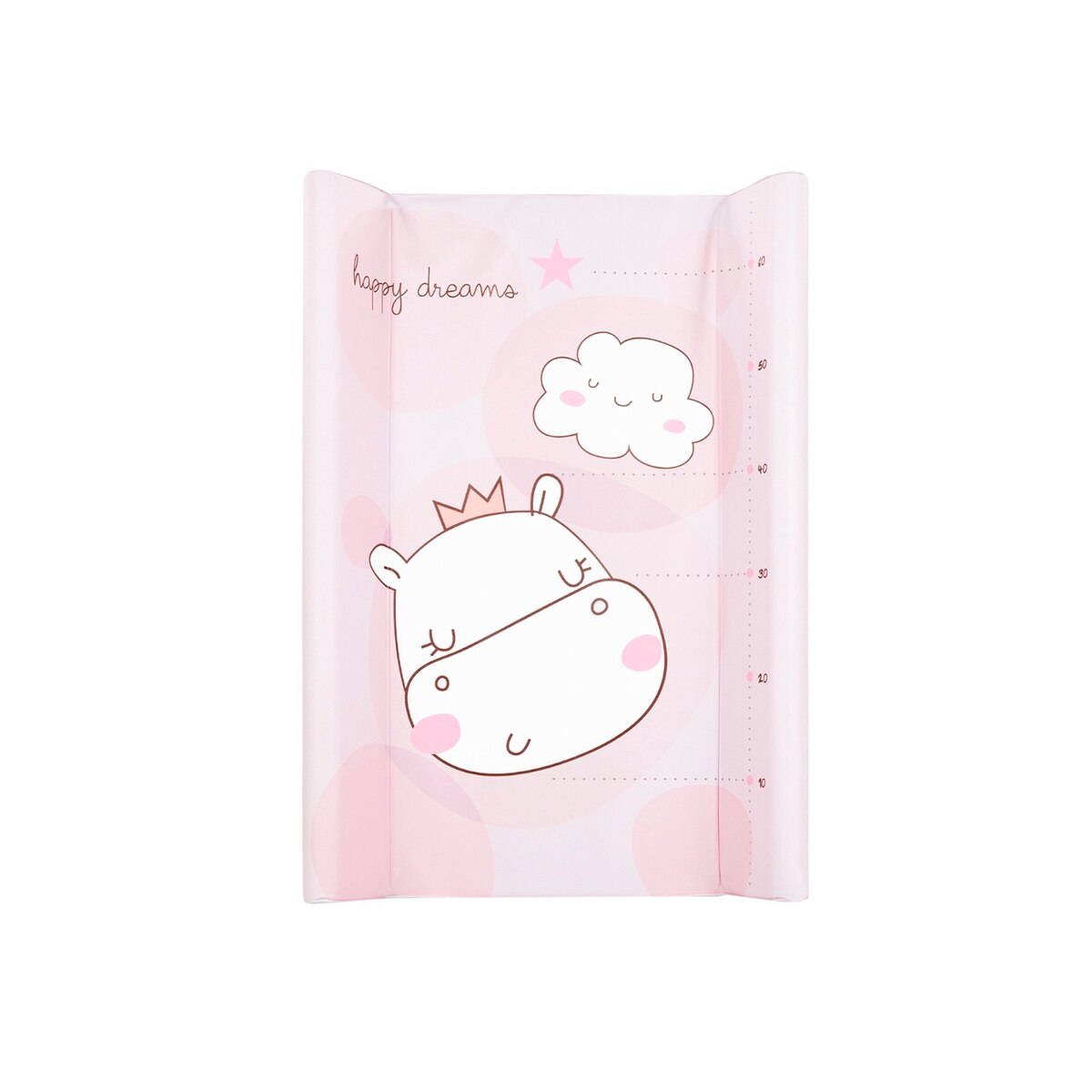 Cambiador vestidor Duro Kikaboo Hippo Rosa-1