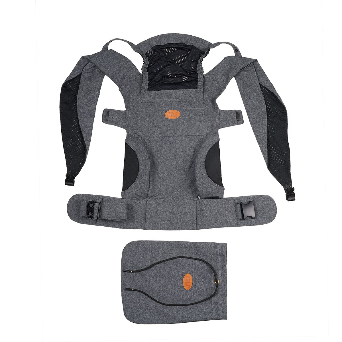 Mochila portabebe Kowari Gris-5