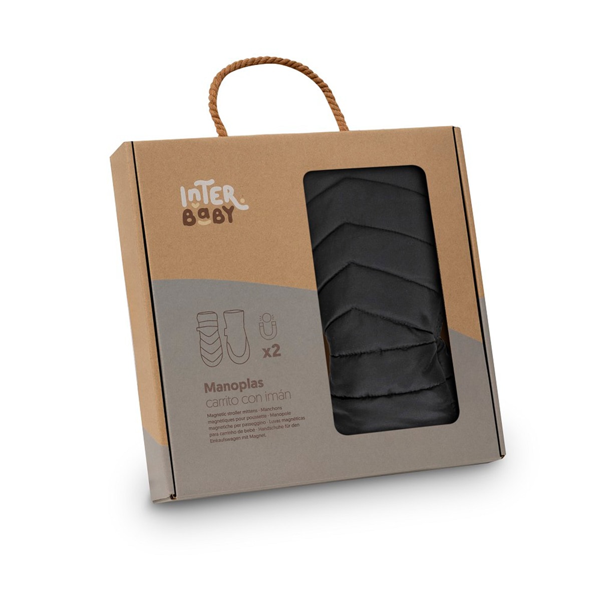 Manoplas para carro Negro-3