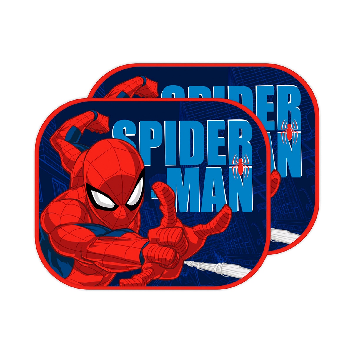 Imagen 0 de Set 2 parasoles coche spider-man